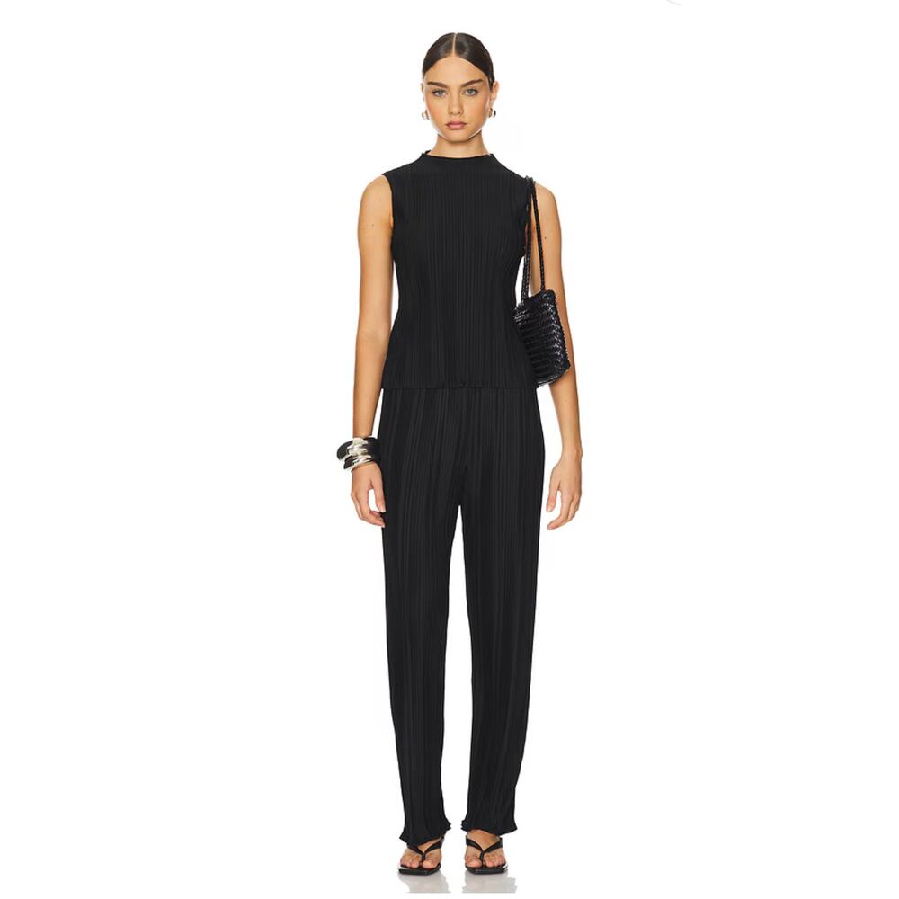 Rails Liana Pleated Pants in Jet Black XS